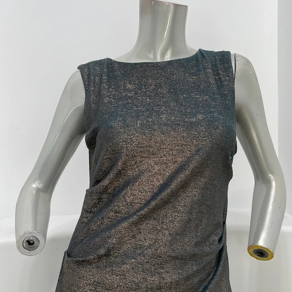 Artelier Nicole Miller  Sleeveless Sheath Dress Blue Size M Serial #006082 - Picture 5 of 16